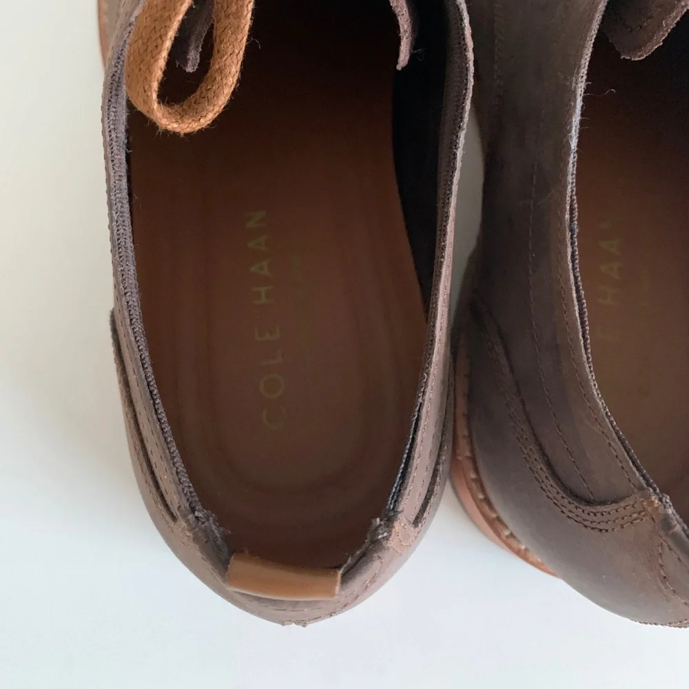 NEW COLE HAAN Nubuck Oxfords - Picture 9 of 13